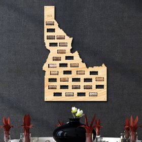 Idaho Wine Cork Map