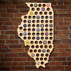 Illinois Beer Cap Map