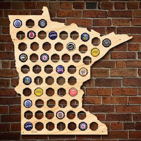 Minnesota Beer Cap Map