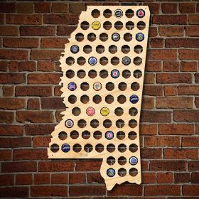Mississippi Beer Cap Map