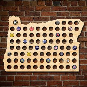 Oregon Beer Cap Map
