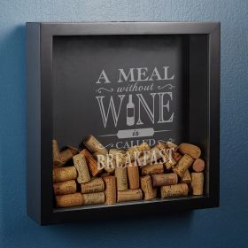 Meal Without Wine Custom Shadow Box