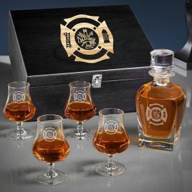 Fire & Rescue Personalized Whiskey Gifts for Firefighters