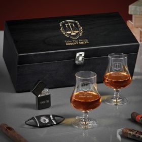 Liberty Scale Personalized Whiskey Gifts for Lawyers