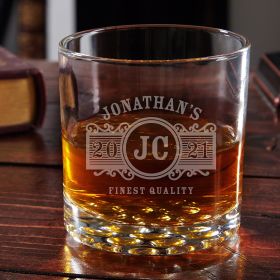 Different Designs Any Occasion Personalised Engraved Novelty Whiskey glass