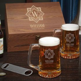 Personalized Beer Gifts Box Set Hemingway