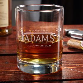 Stanford Engraved Eastham Old Fashioned Glass