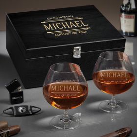 Stanford Personalized Grand Cognac Gifts for Older Men