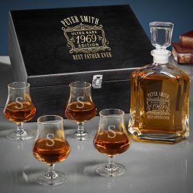 Ultra Rare Edition Personalized Argos Whiskey Gifts for Older Men
