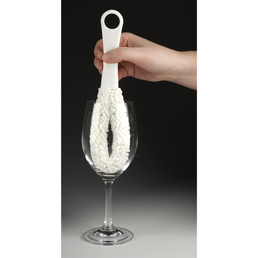 Fully Flexible Wine Glass Brush