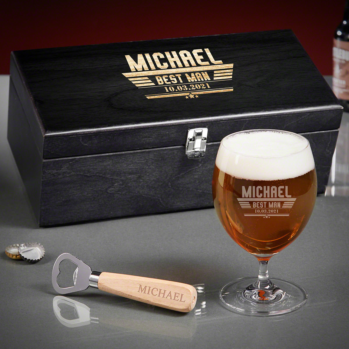 Maverick Custom Grand Beer Gifts for Groomsmen