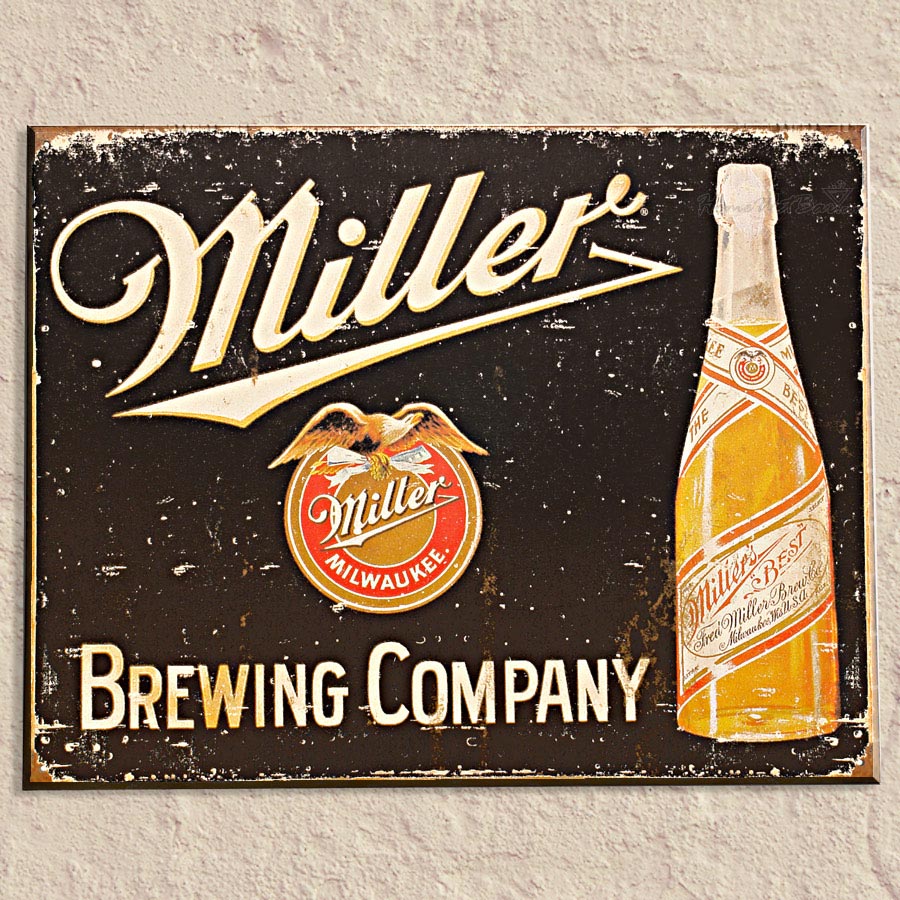 Miller Brewing Company Metal Sign