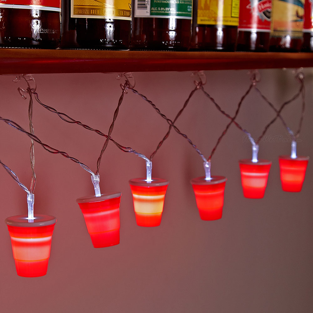 Hang Anywhere! Red Cup String Lights