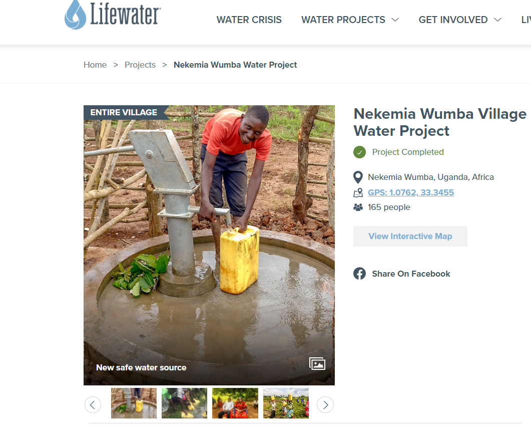 water well in Uganda